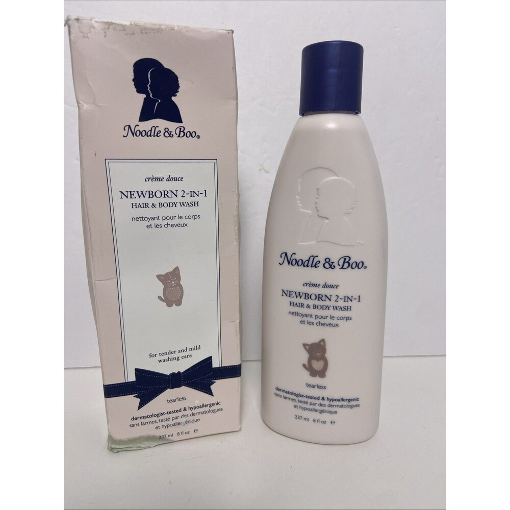 Noodle & Boo 2-in-1 Newborn Hair & Body Wash for Baby Hypoallergenic 8 fl oz